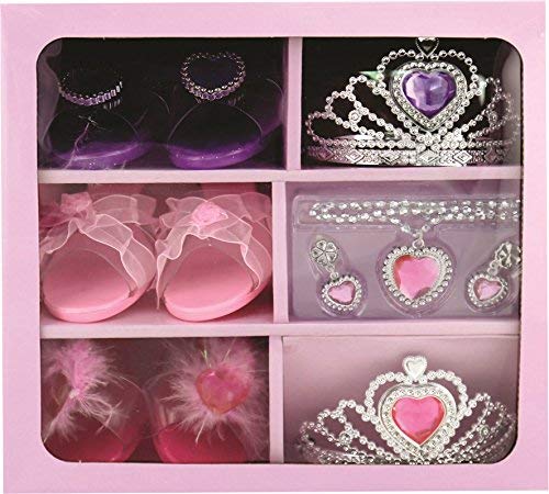 Dress Up America pink and purple accents brighten any princess outfit