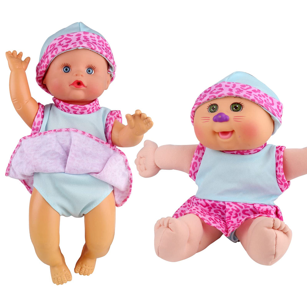 Dressbar bear-themed doll outfits make a thoughtful gift for children.
