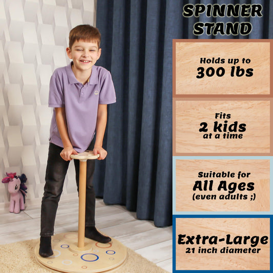 Driddle 360° spinner large inviting active toddler play and motor skills