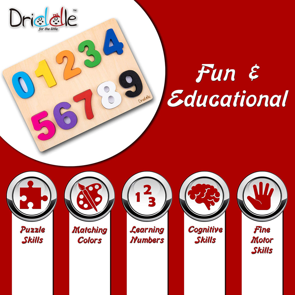 Driddle magnetic board keeps pieces in place during play.