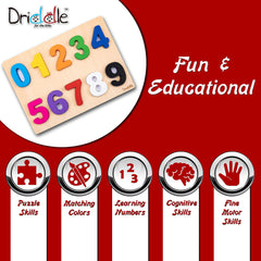 Driddle magnetic board keeps pieces in place during play.