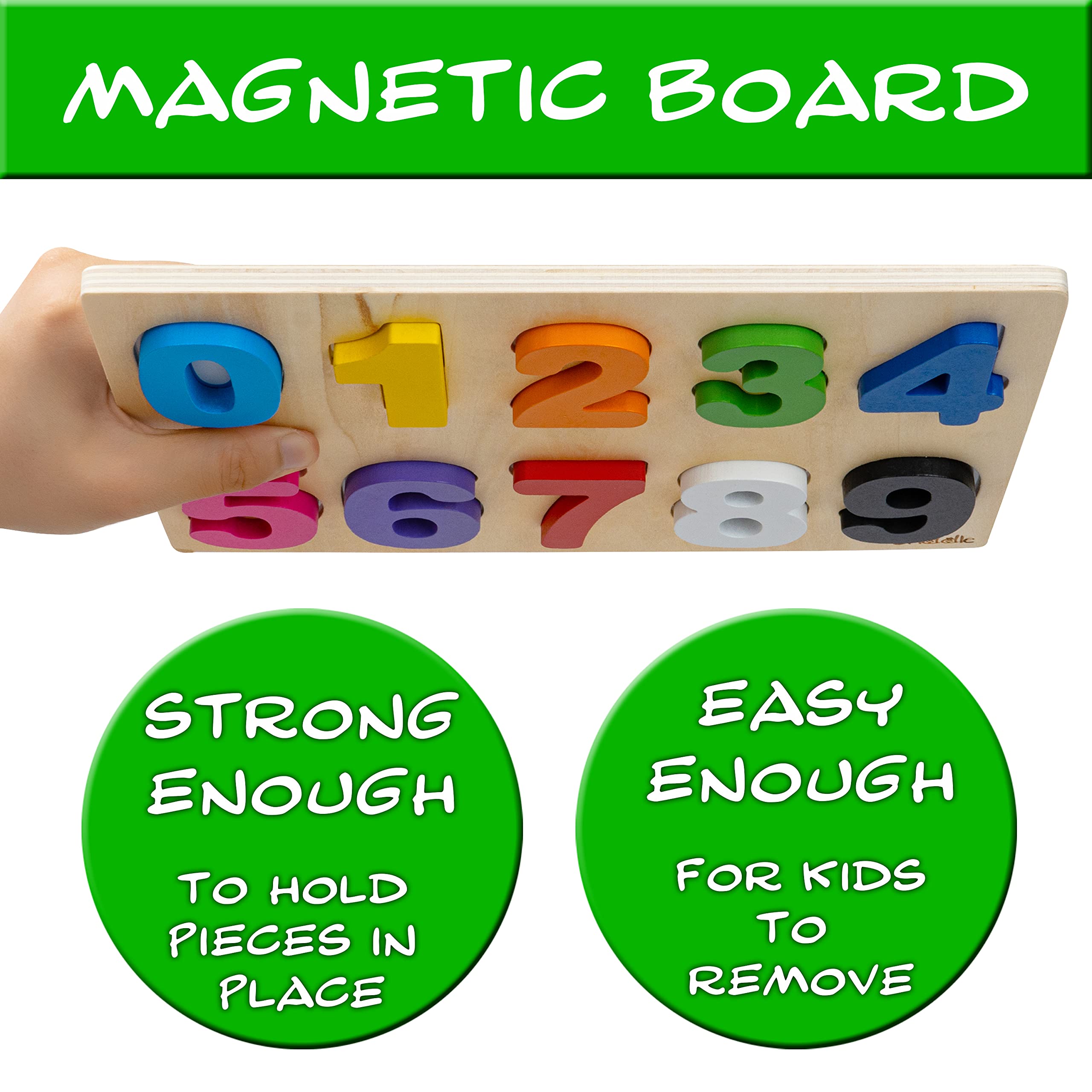 Driddle toddler hands grasp chunky pieces for easy manipulation.