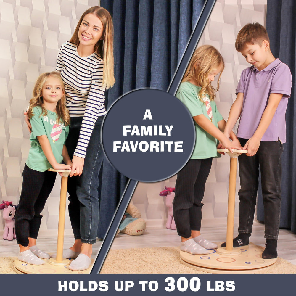 Driddle toddlers enjoying balance toy indoors to boost coordination and confidence