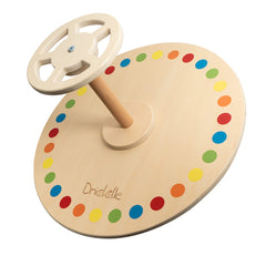 Driddle wooden spinner seat full assembly shows easy setup for quick play