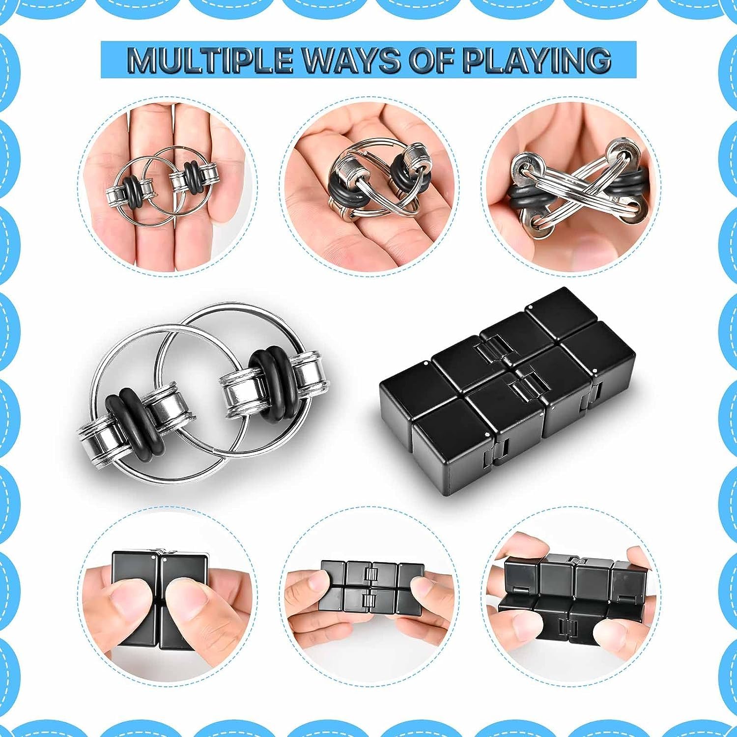 Dr.Kbder adult stress-relief fidget set promotes focus at work and breaks anxiety