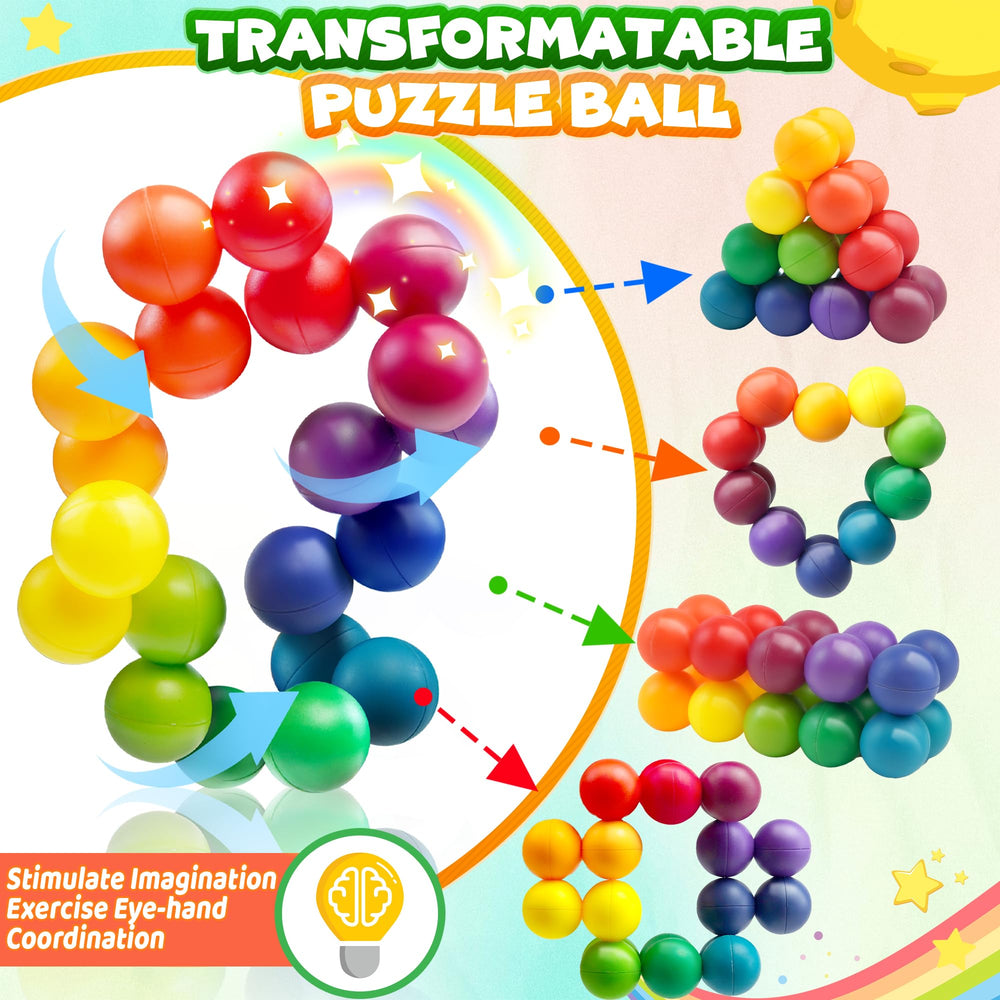 Dr.Kbder Easter basket stuffer idea with colorful fidget ball.
