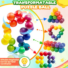 Dr.Kbder Easter basket stuffer idea with colorful fidget ball.