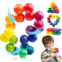 Dr.Kbder educational ball with rainbow balls, a versatile sensory toy.