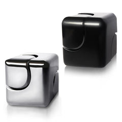 Dr.Kbder fidget spinner cube in hand, smooth aluminum finish for focus