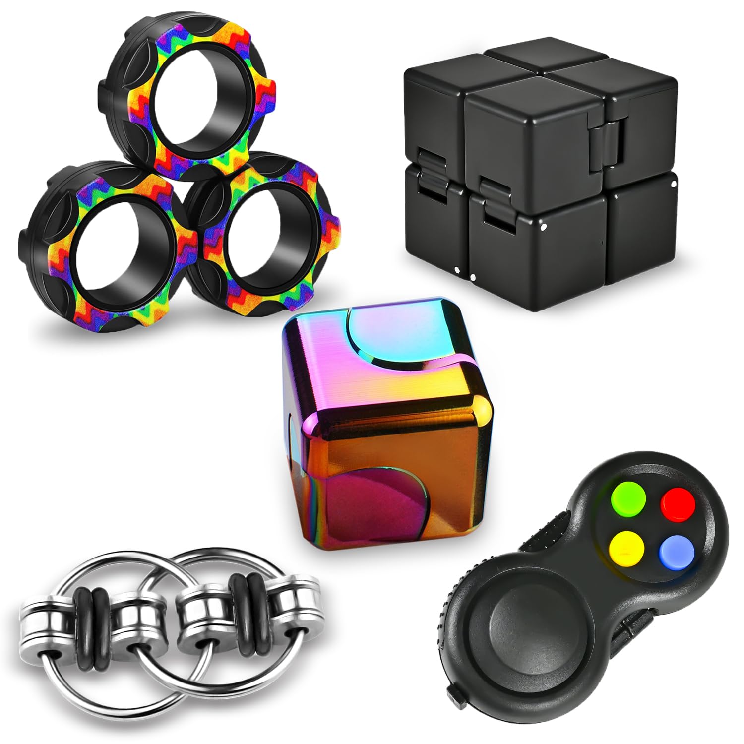Dr.Kbder spinner-cube fidget for focus and calm during work
