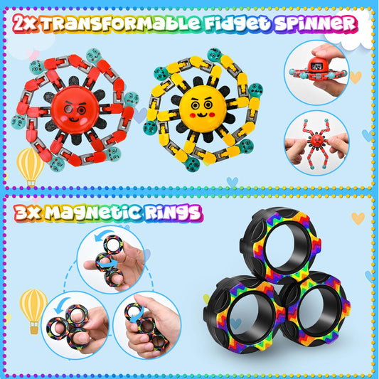 Dr.Kbder magnetic rings provide fidgeting focus during class