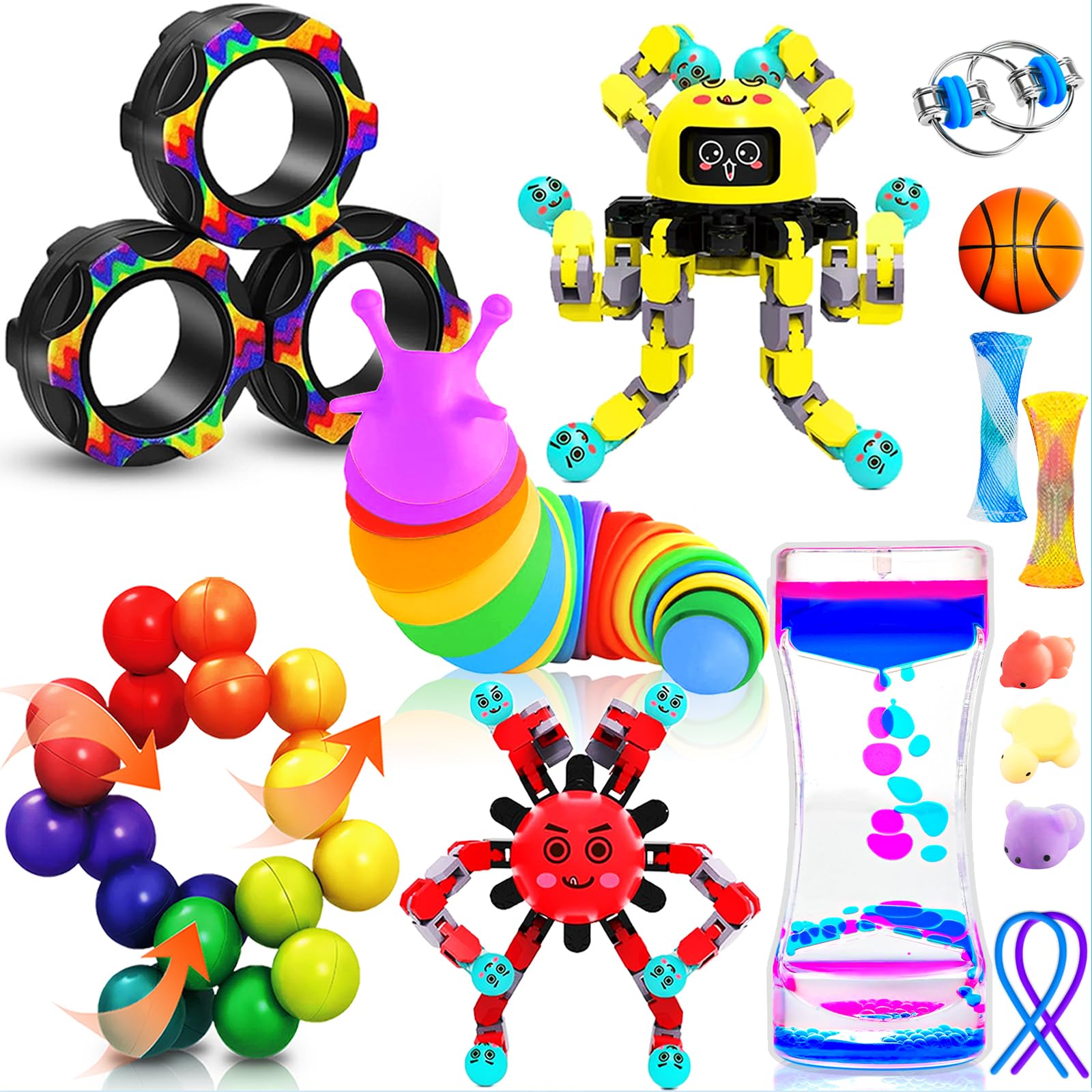 Dr.Kbder sensory slug worm toy for hands-on calm and focus