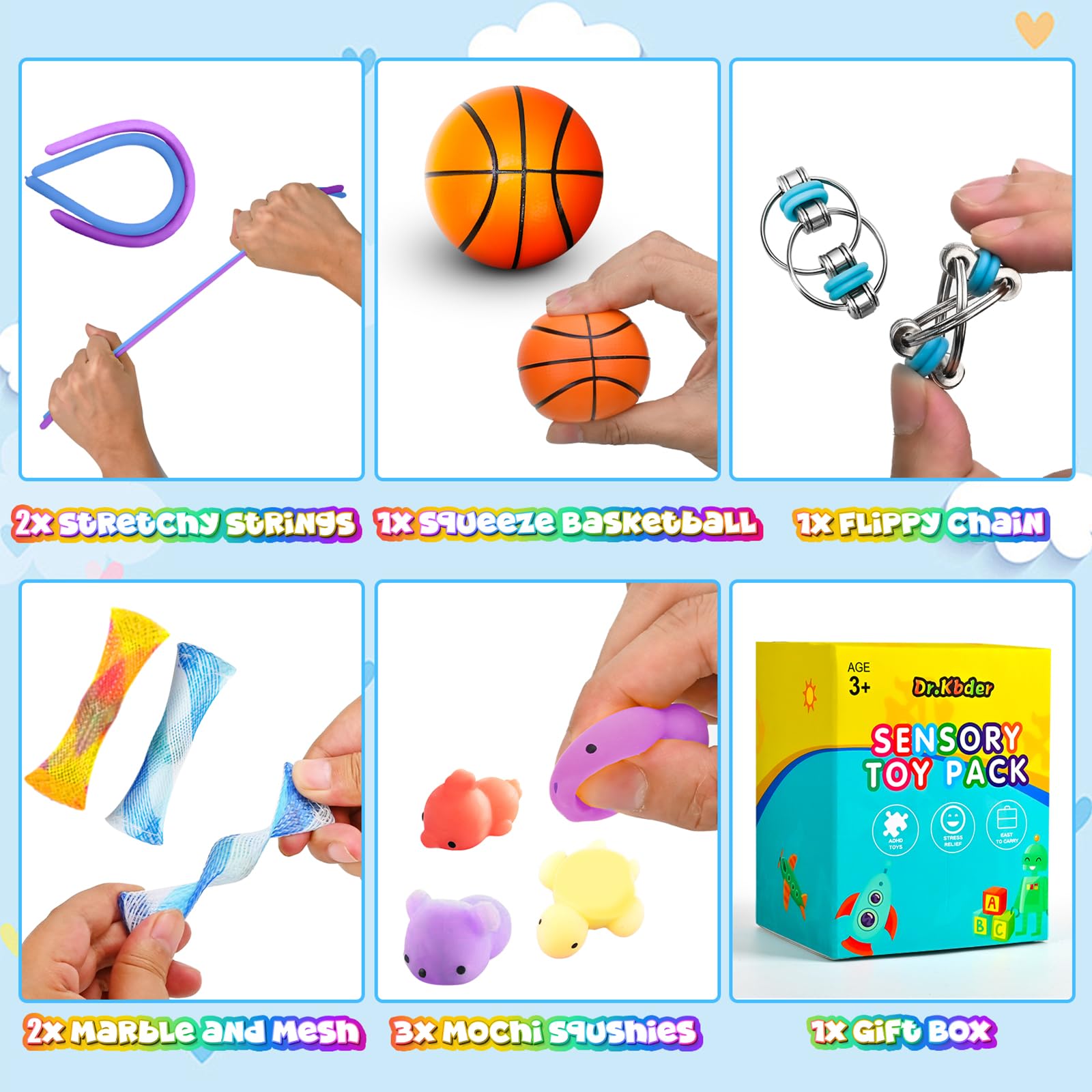 Dr.Kbder transformable fidget spinner encourages quiet, concentrated play