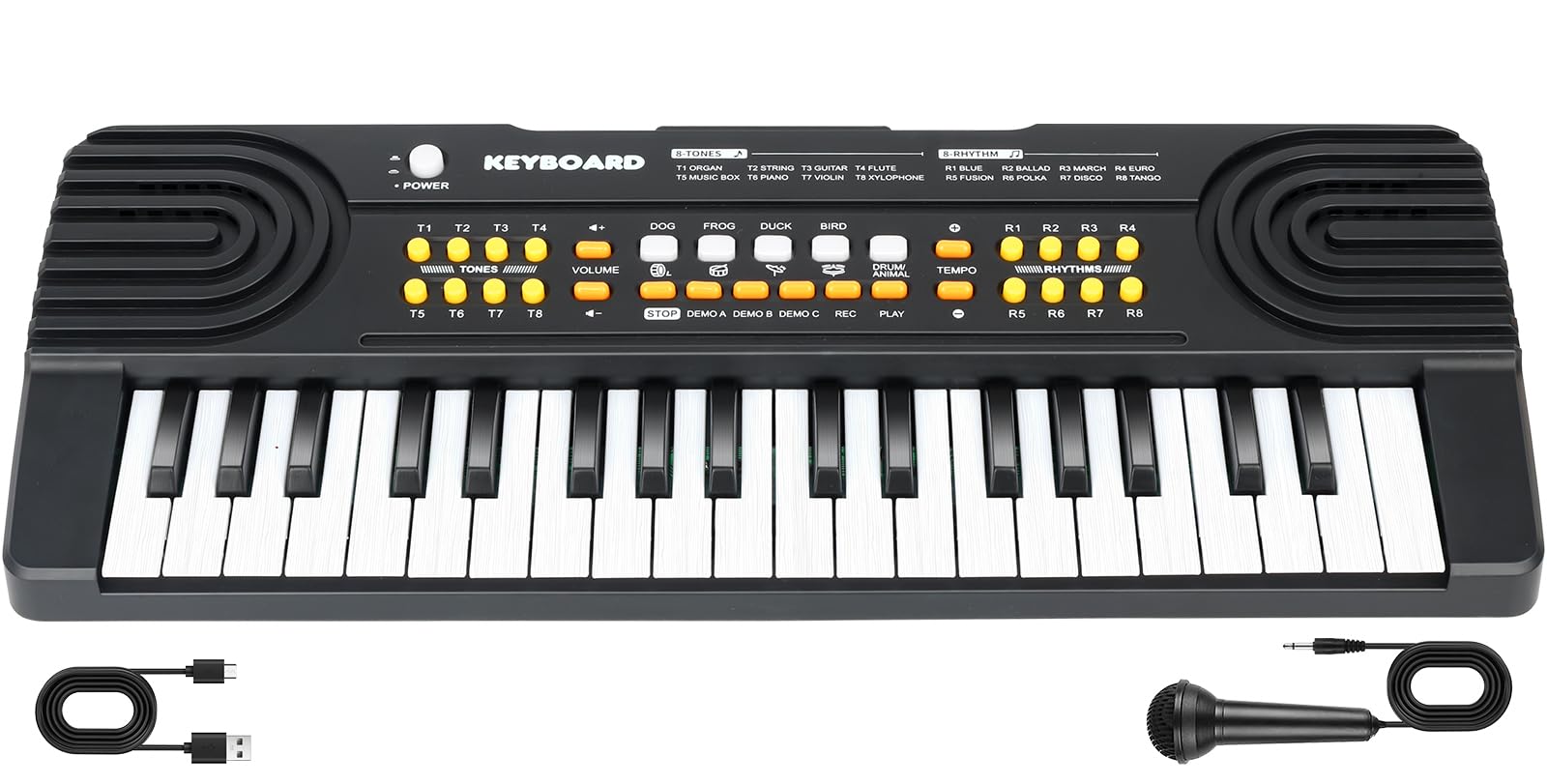 Drmukie 37-Key Piano Toy demos showcase engaging play sessions for kids
