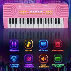 Drmukie compact, portable piano keyboard for travel use