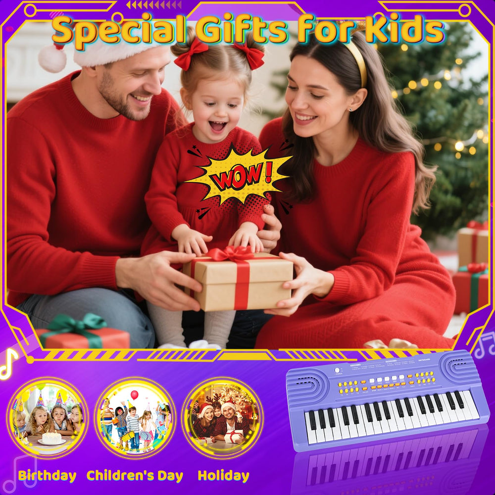 Portable design of Drmukie kids piano for travel and on-the-go play