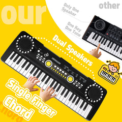 Drmukie portable keyboard is lightweight for on-the-go music.