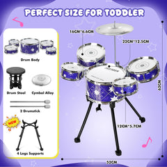 Drmukie toddler drum set in action ideal for group play