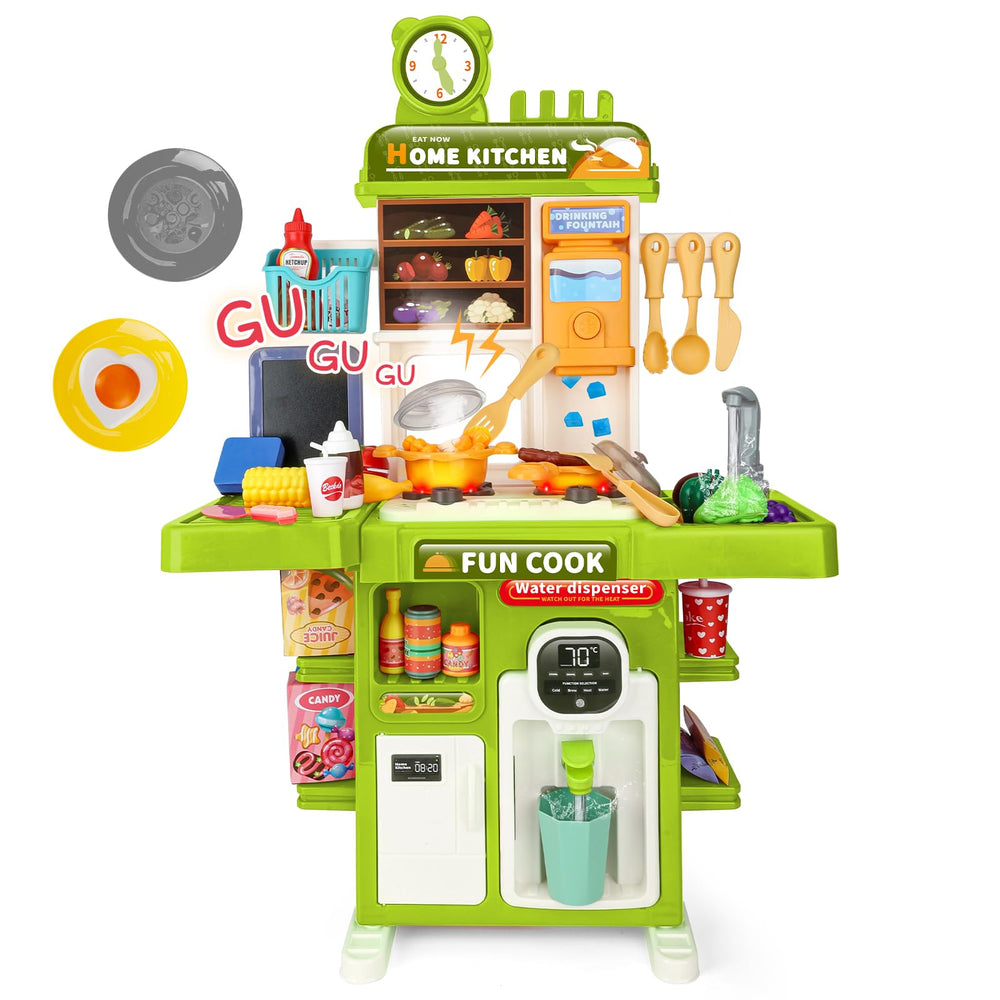 Drmukie Upgrade Toy Kitchen sink spray for interactive water play and imaginative role-play.