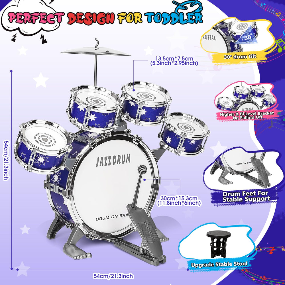 Drmukie cymbal for expressive accents during playtime