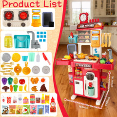 Drmukie water-cycle system playset fun recycling water while washing play food