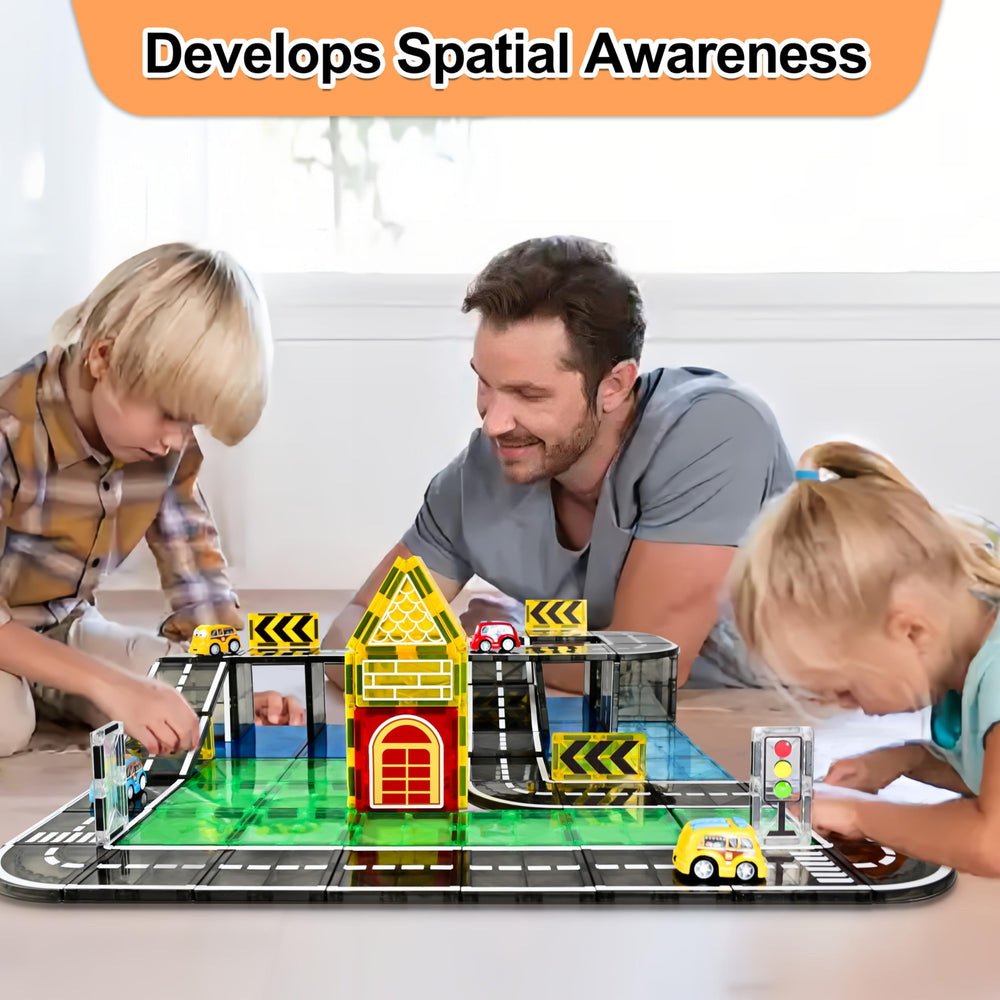 Drofex STEM road-safety toy sparks curiosity through layout planning.