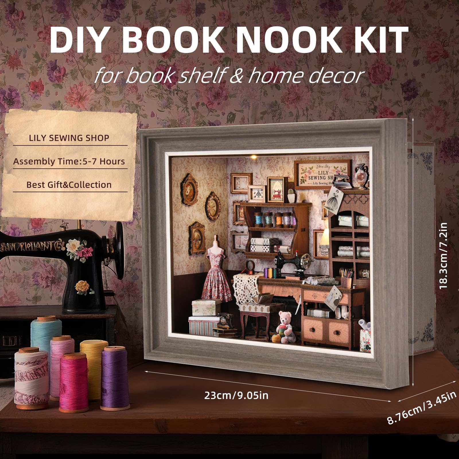 DROICC Book Nook Kit fashion sketches spark miniature studio imagination