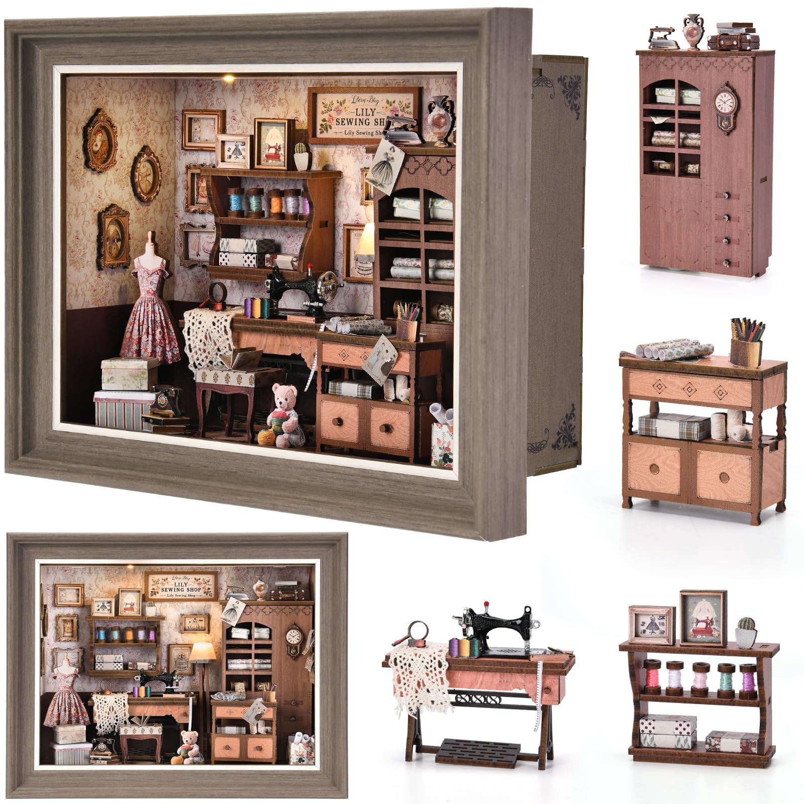 DROICC Book Nook Kit pendant light provides warm ambient lighting for reading corners