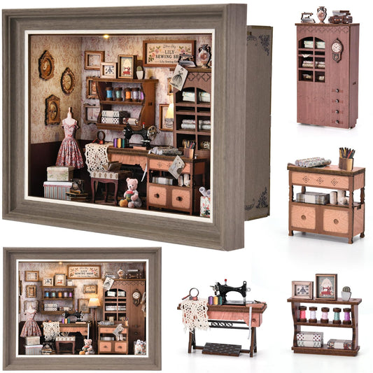 DROICC Book Nook Kit pendant light provides warm ambient lighting for reading corners