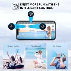 DRONEEYE 4DV13 gesture selfie mode enables hands-free photos