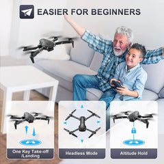 DRONEEYE 4DV13 one-key takeoff and landing for easy flights