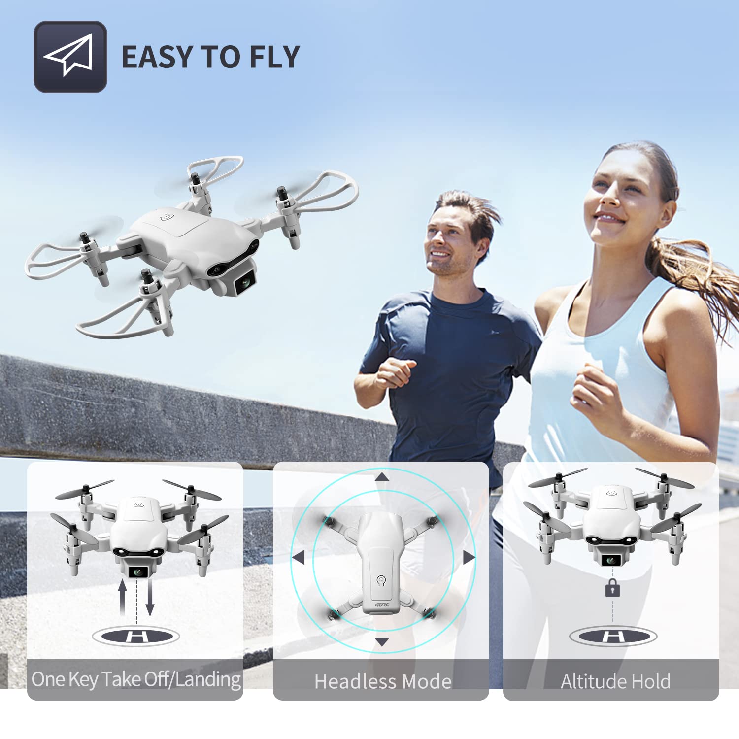 DRONEEYE 4DV9 3D flips and waypoints add creative flight options