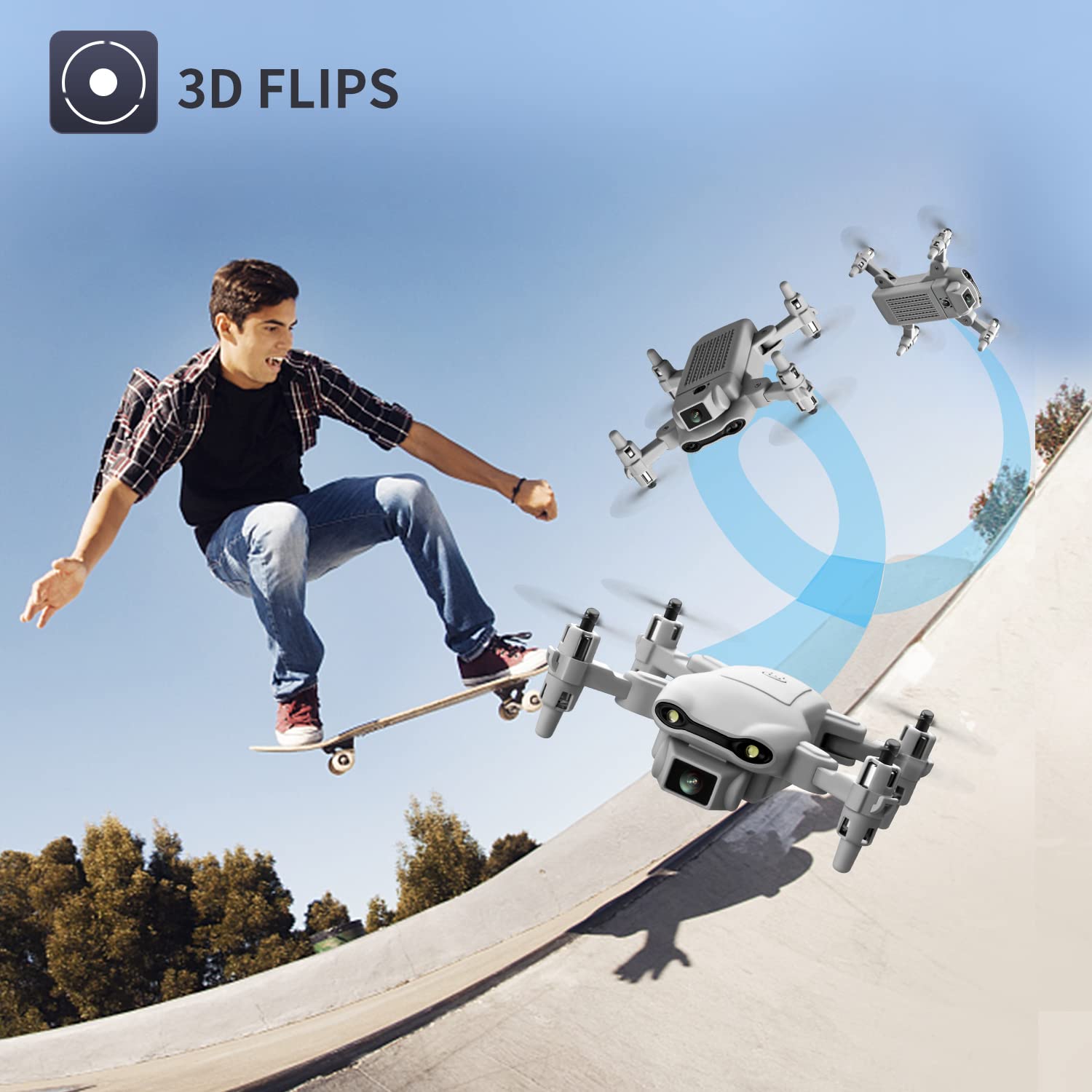 DRONEEYE 4DV9 foldable design for portable travel