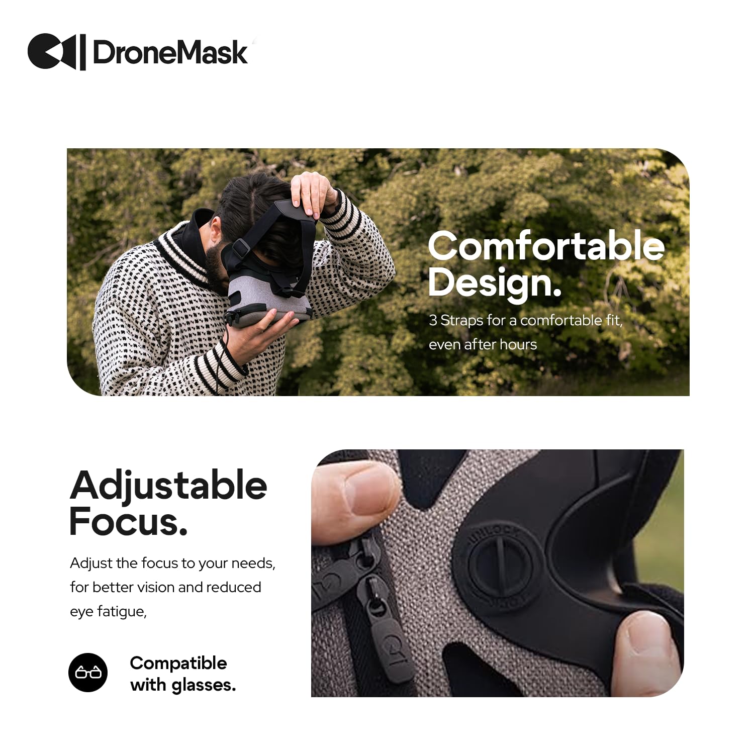 DroneMask 2 broad drone compatibility supports many popular models.