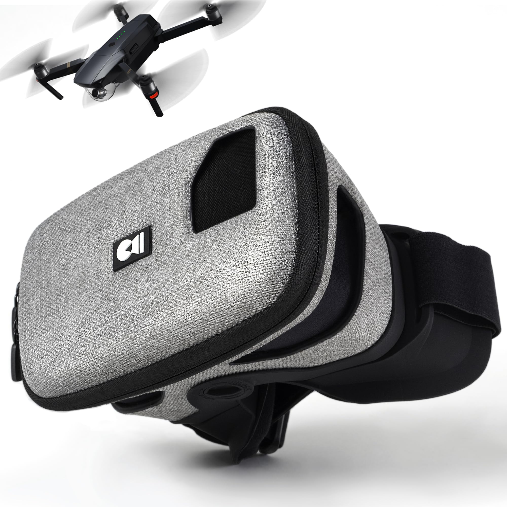 DroneMask 2 unibody lens offers a crisp FPV view for daytime flights.