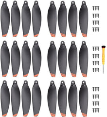 DroneXtra mini 2 orange propellers set visible during flight for easy tracking