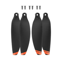 DroneXtra low-noise orange propellers reduce flight noise for neighborhoods