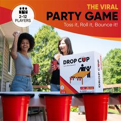 Drop Cup two small cups expand setup options for family play.