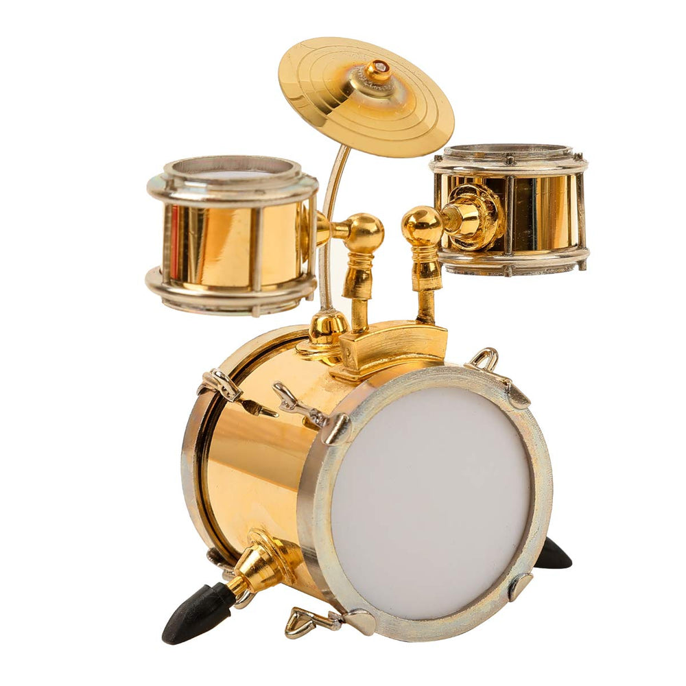 Dselvgvu drum with case display enhances home décor and displays.