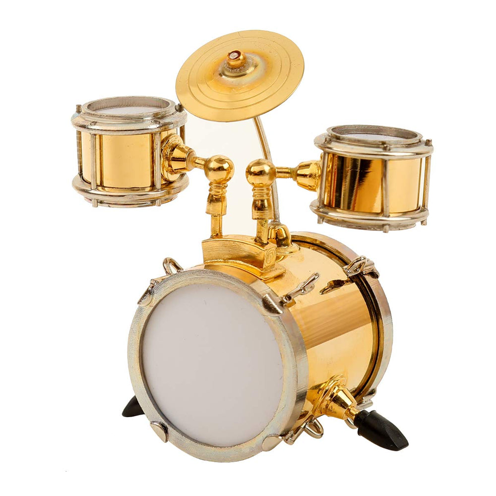 Dselvgvu miniature drum included case, ideal action figure accessory.