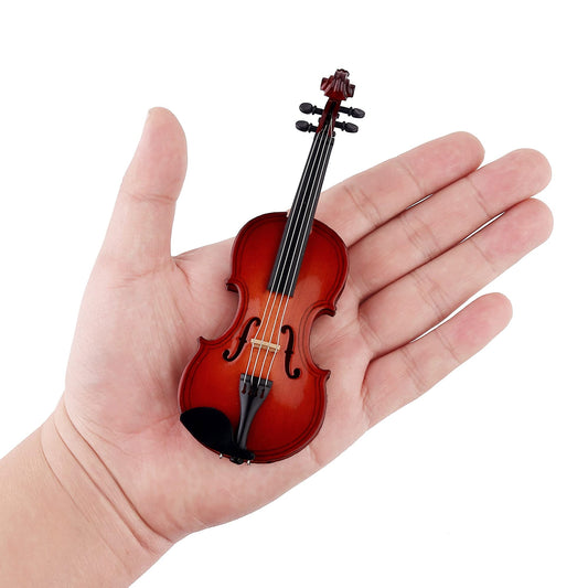Dselvgvu miniature violin bow as decorative accent for desks