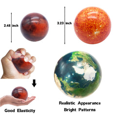 Dshengoo Mars ball aids concentration through soft squeezing.