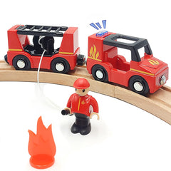 DSHMIXIA fire truck with light and sound enhances sensory play