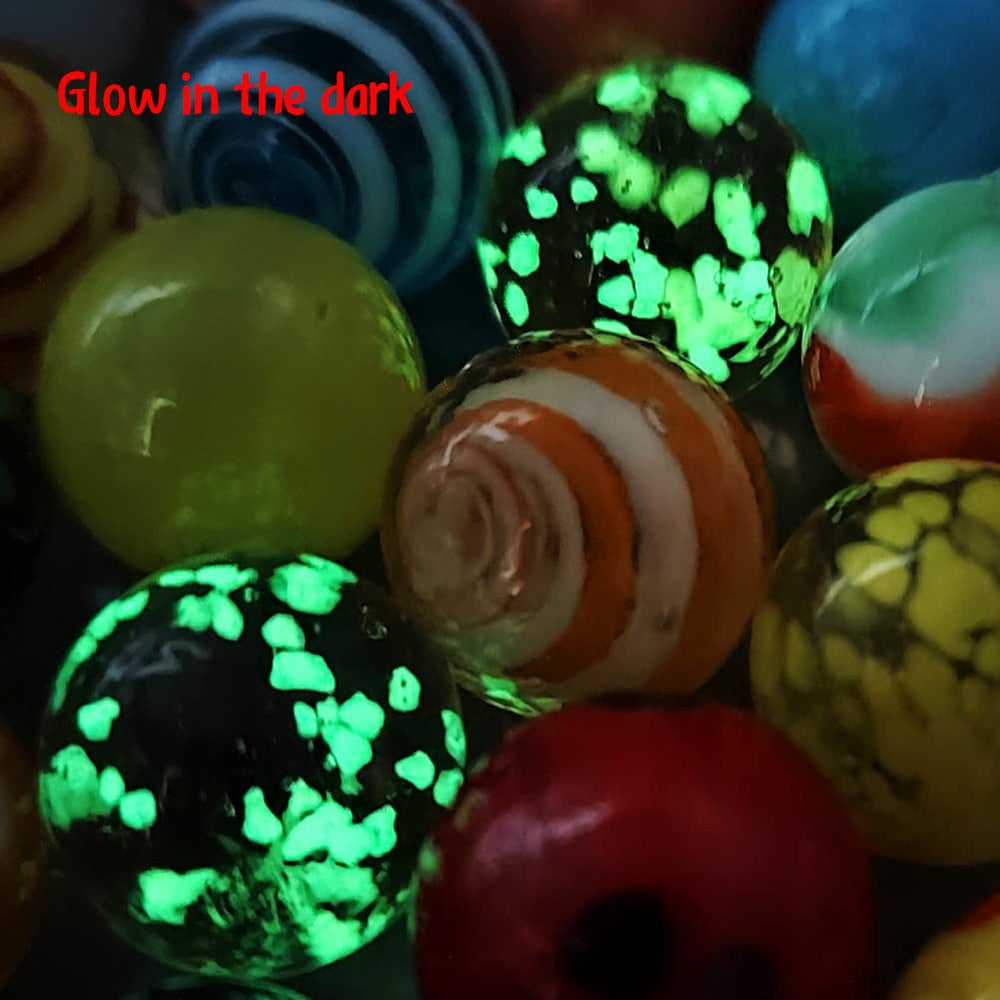 DSHMIXIA handmade marbles with smooth finish are durable.