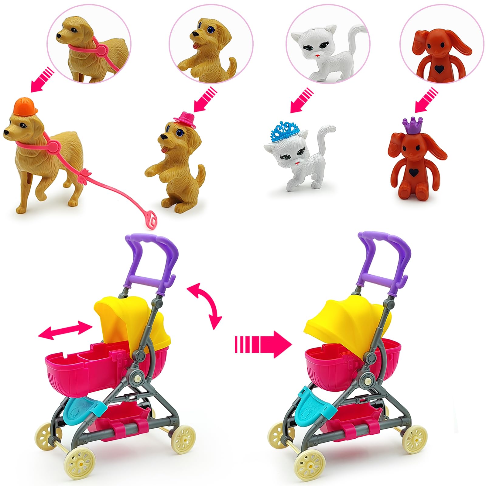 DSHMIXIA outdoor feeding play setup for backyard pretend time