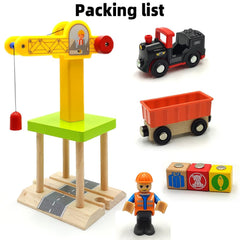 DSHMIXIA durable wooden edges ensure safe handling during pretend construction.