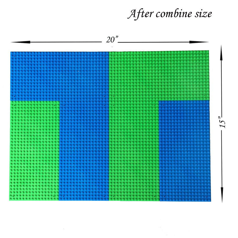 DSPITWOD baseplates used with bricks to create varied shapes