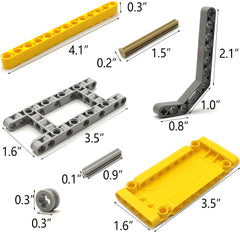 dspitwod building block bricks compatible with major brands for easy upgrades