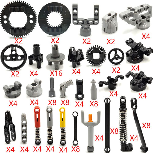 dspitwod MOC connectors gear parts enable flexible layouts and reliable connections.