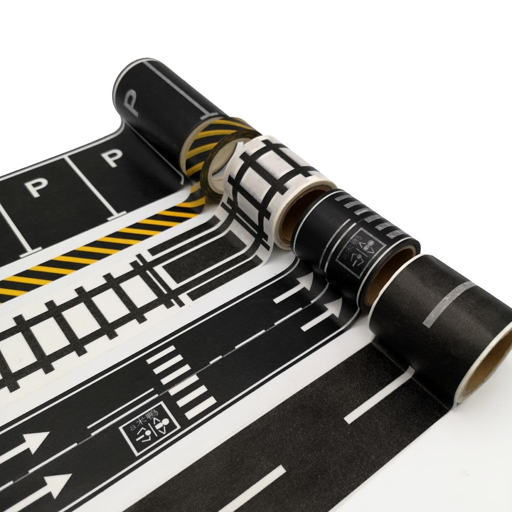 dspitwod road tape setup on flat floor demonstrates quick cleanup